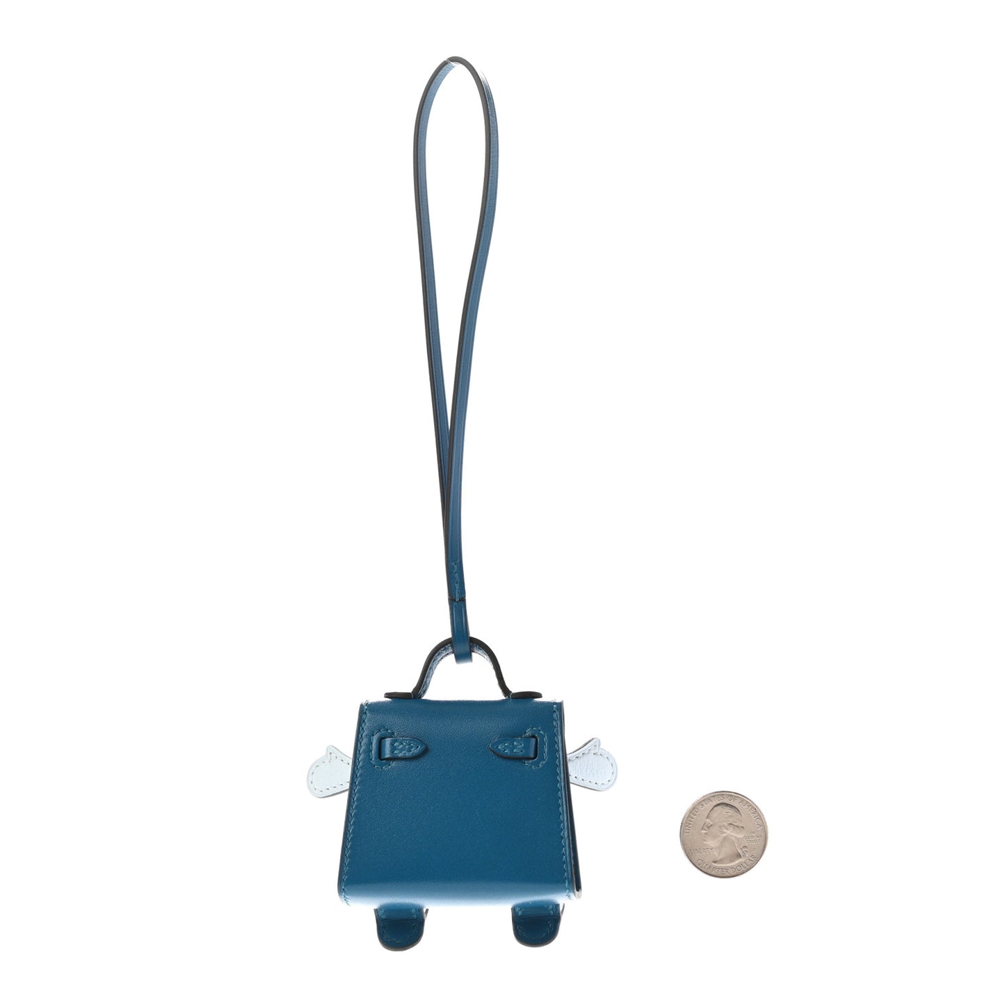 Tadelakt Chevre Mysore Kelly Quelle Idole Bag Charm Bleu Izmir Jaune Bourgeon Bleu Brume Vert Bosphore