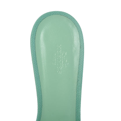 Hermes Epsom Oasis Sandals 38 Malachite 7 of 11