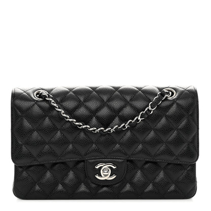 Chanel Caviar Quilted Medium Double Flap Black 1 of 12
