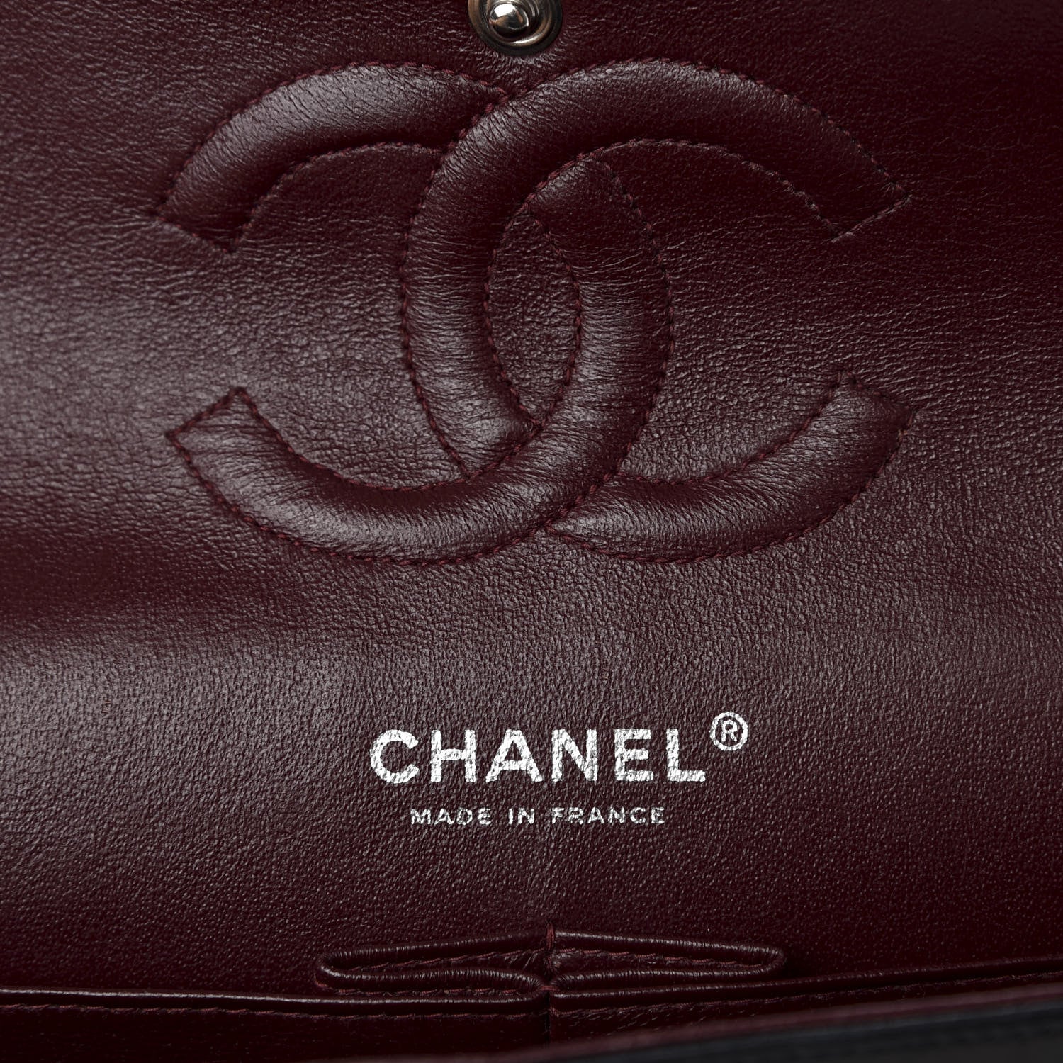 Chanel Lambskin Quilted Medium Double Flap Black 8 of 10