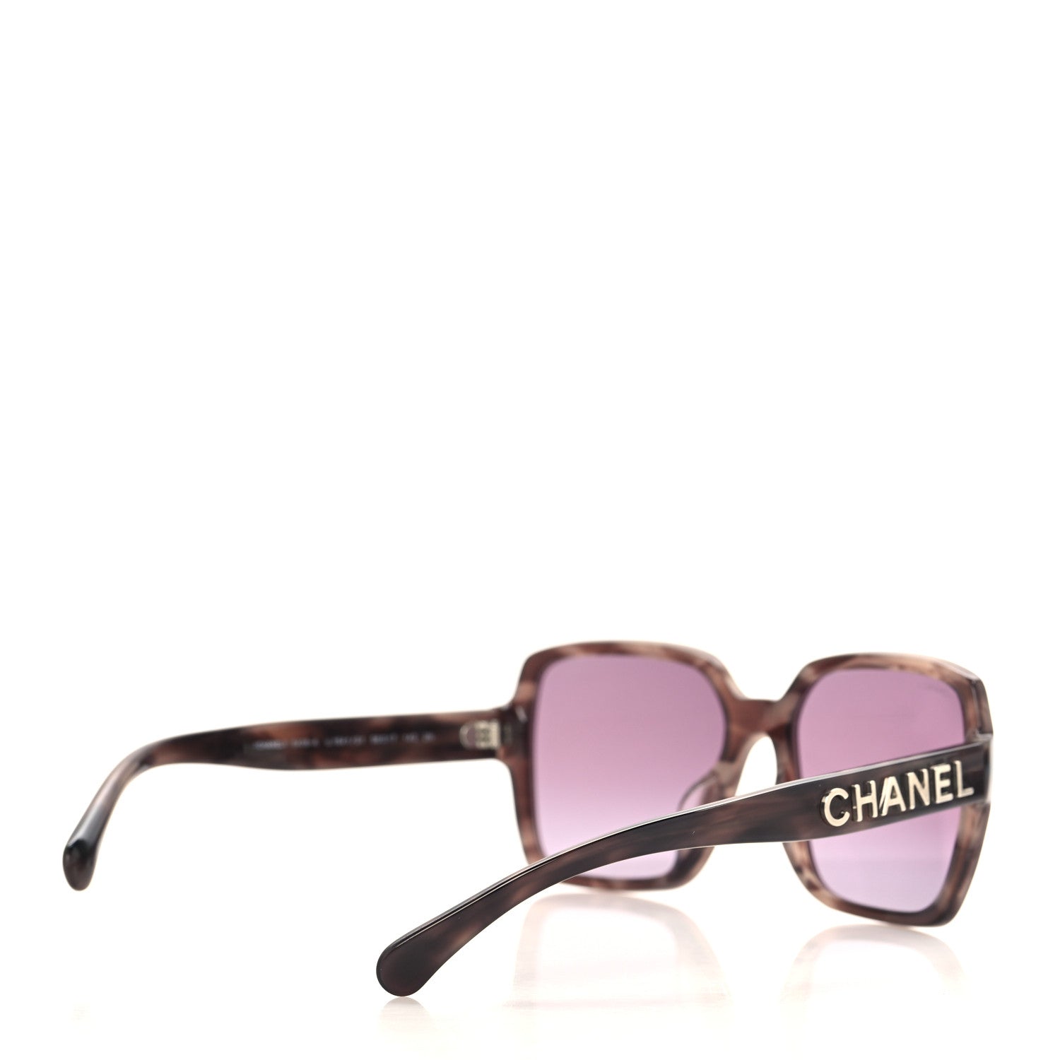 Chanel Acetate Polarized Square Sunglasses 5408-A Purple 4 of 8