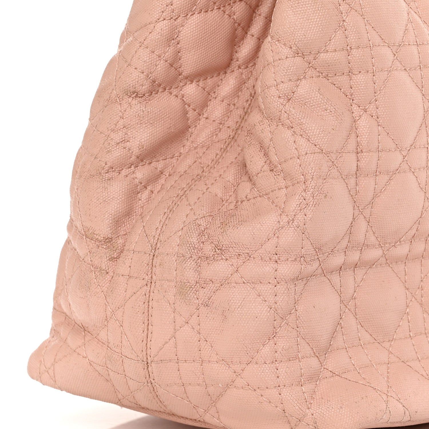 Christian Dior Coated Canvas Cannage Medium Panarea Tote Rosato 13 of 13