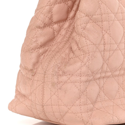 Christian Dior Coated Canvas Cannage Medium Panarea Tote Rosato 13 of 13