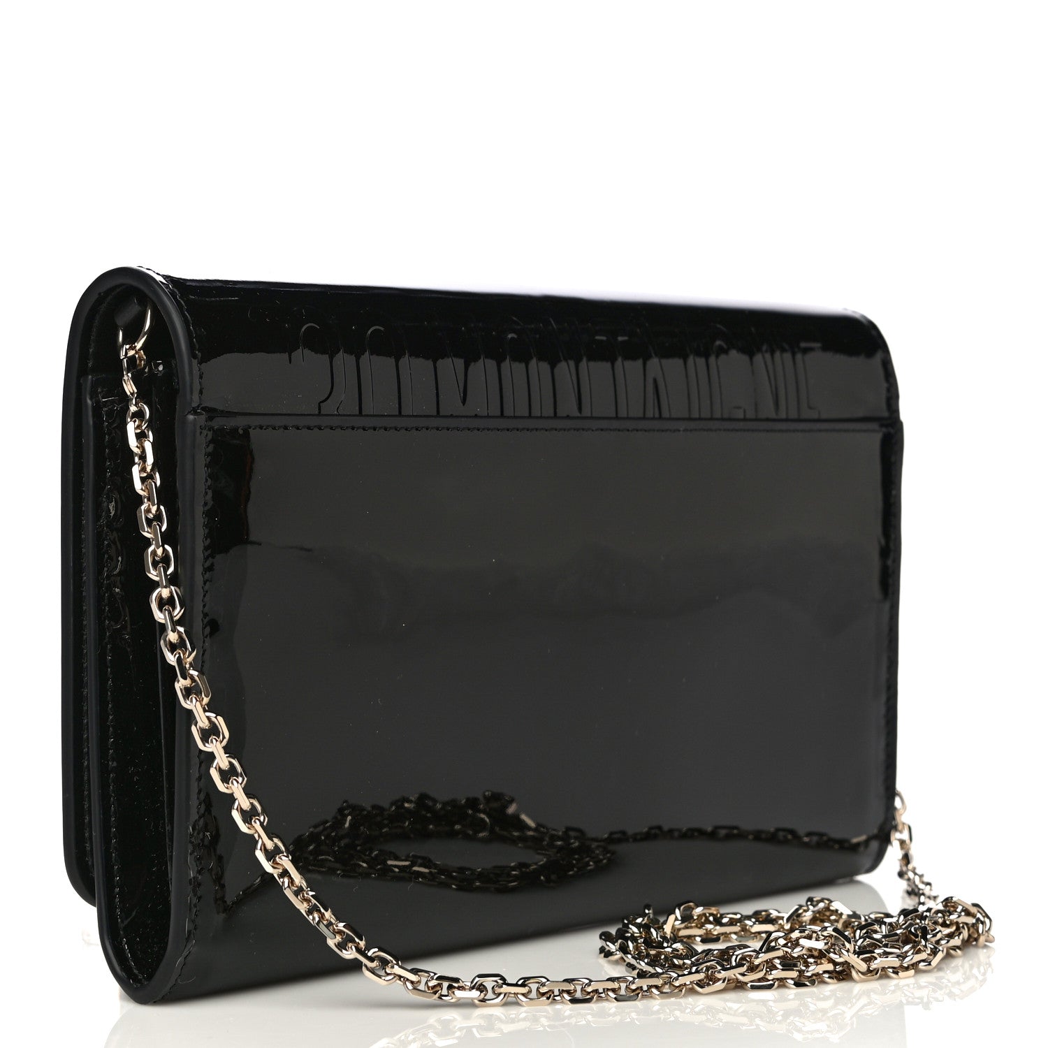 Christian Dior Patent 30 Montaigne Pouch Black 4 of 12