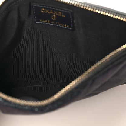 Chanel Iridescent Caviar Quilted Classic iPhone Pouch Black 5 of 7
