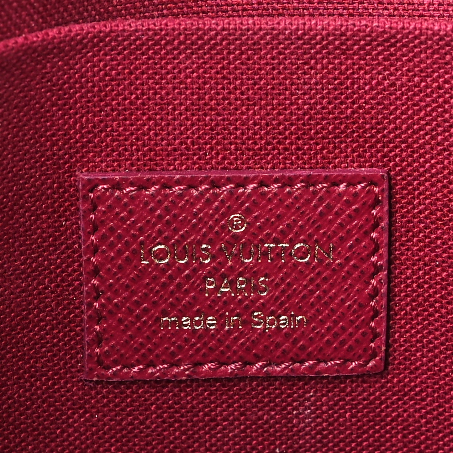 Monogram Pochette Felicie Chain Wallet Fuchsia