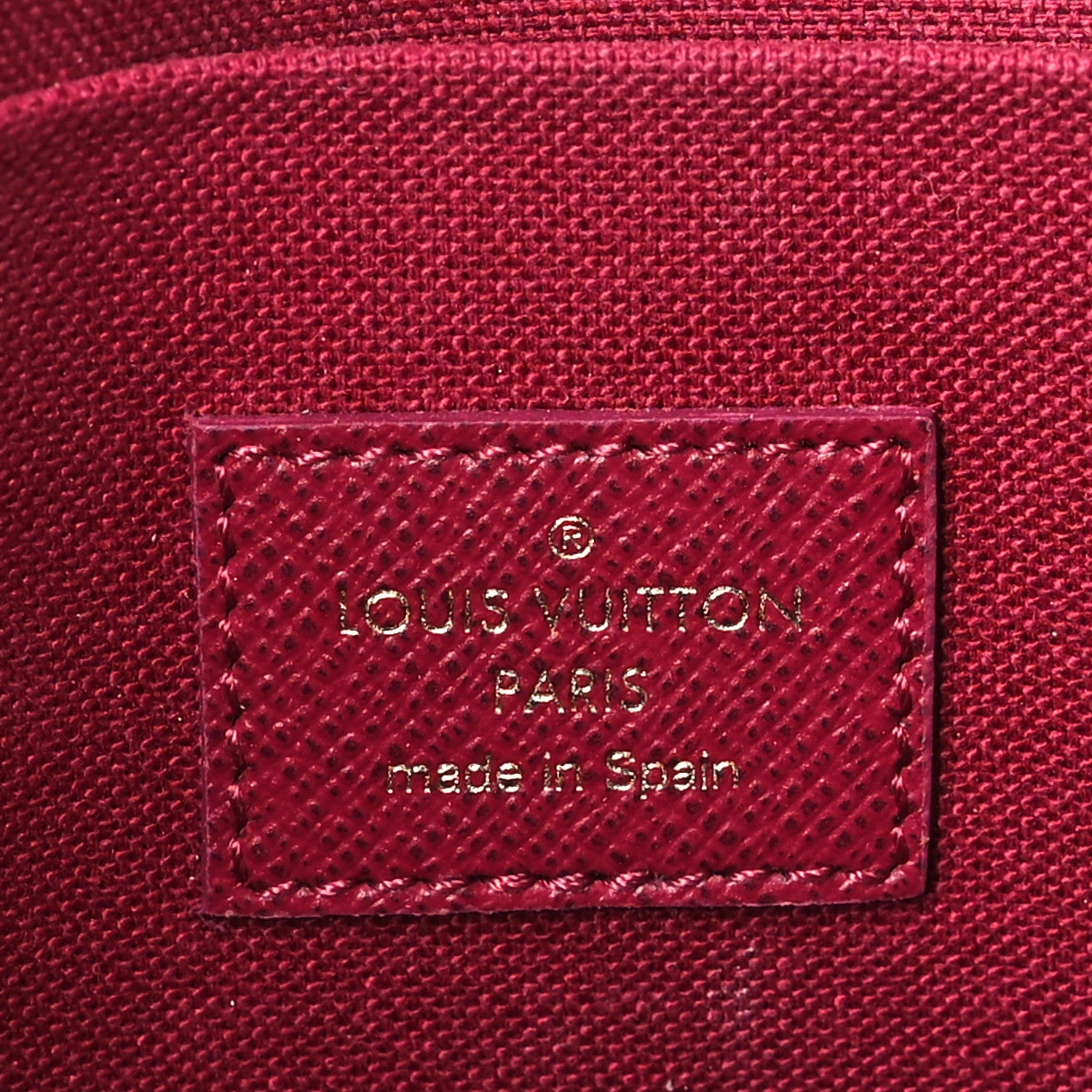 Louis Vuitton Monogram Pochette Felicie Chain Wallet Fuchsia 7 of 10