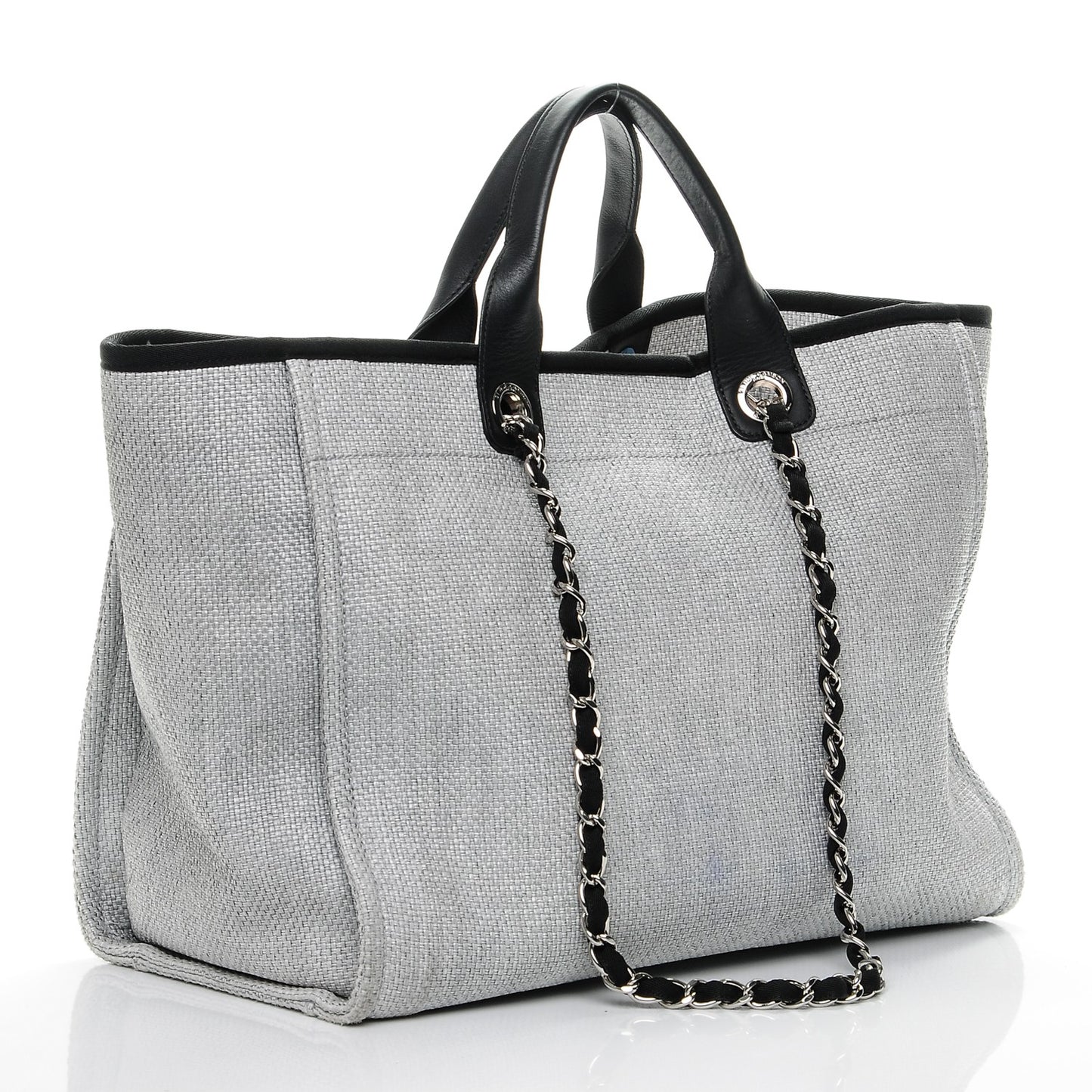 Canvas Large Deauville Tote Grey