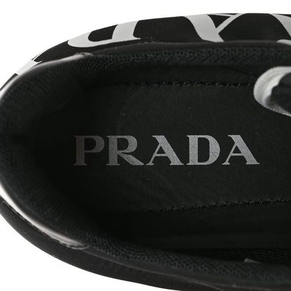 Prada Nylon Gabardine Logo Sneakers 38 Black 6 of 9