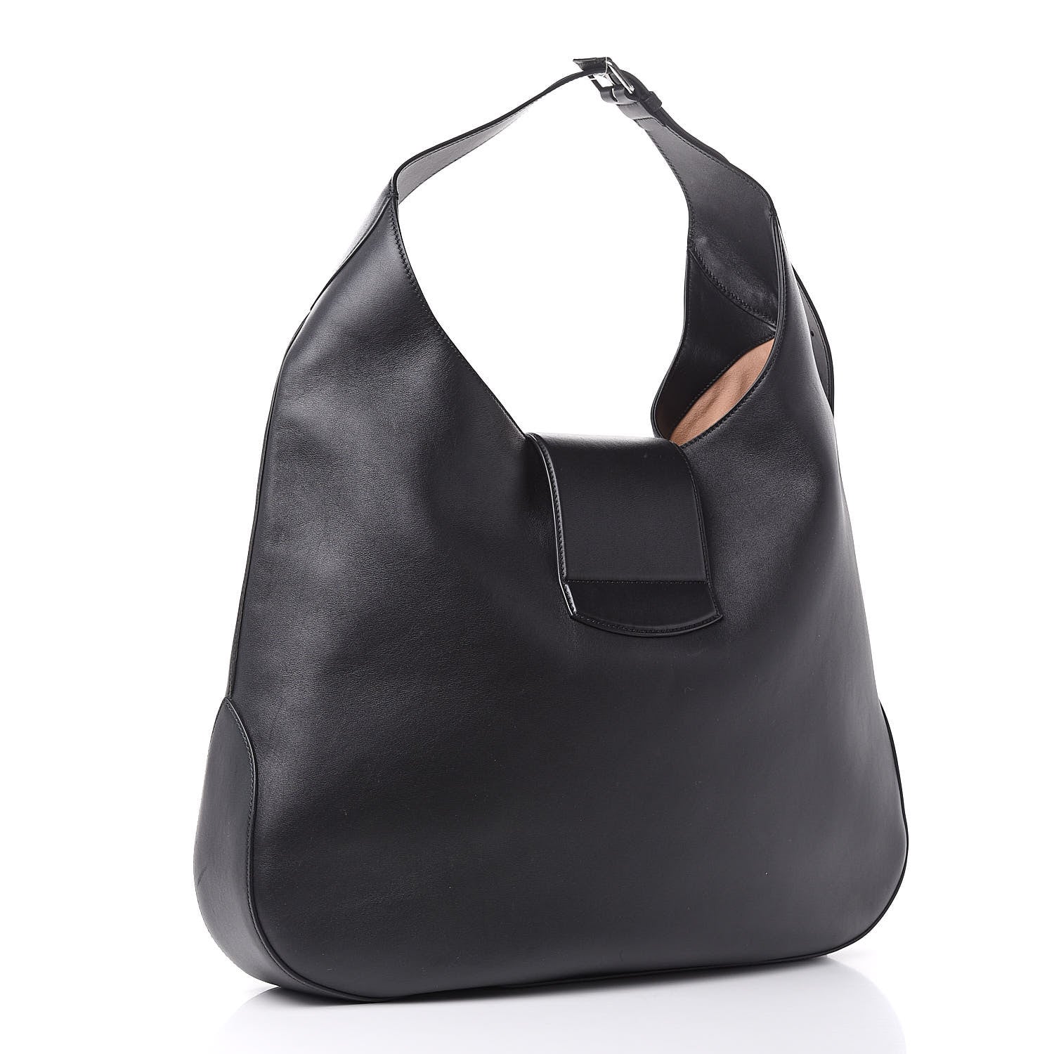 Gucci Calfskin Dog Embroidered Extra Large Dionysus Hobo Black 3 of 13