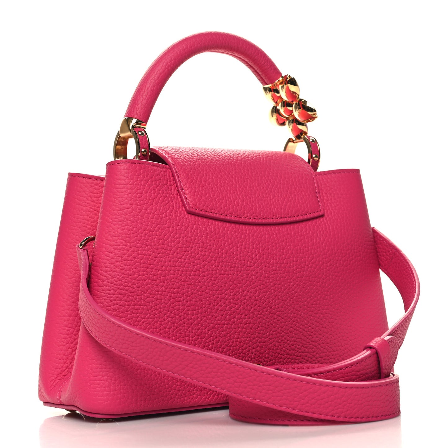 LV X TM Lambskin Embroidered Mini Cherry Blossom Capucines Pink Capucines Pink
