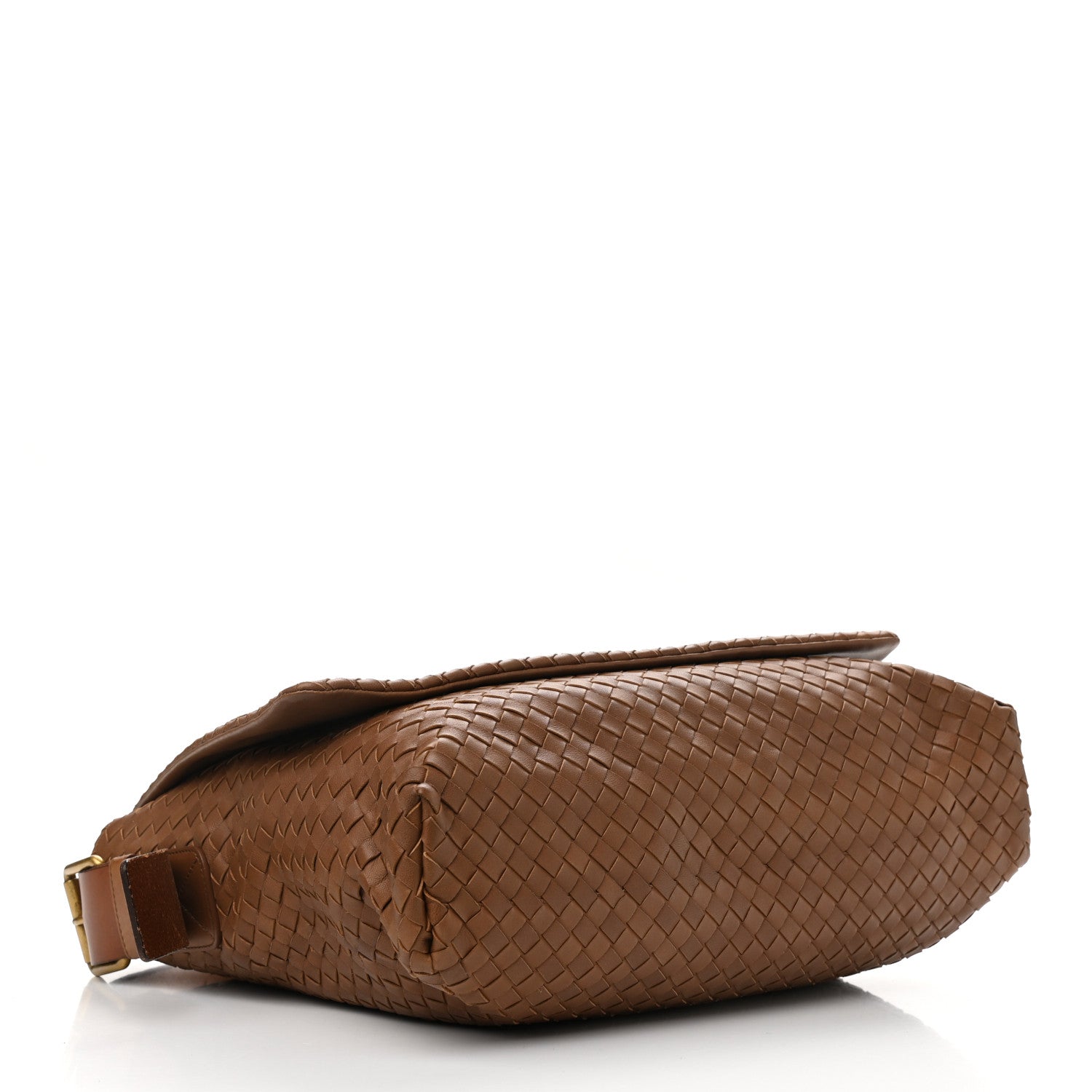 Bottega Veneta Nappa Intrecciato Messenger Bag Noce 3 of 10