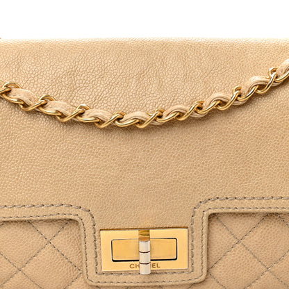 Chanel Caviar Quilted Medium Mademoiselle Flap Beige 8 of 10