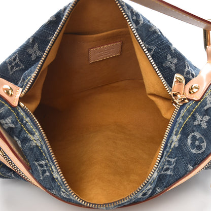 Louis Vuitton Monogram Denim Baggy PM Blue 5 of 9