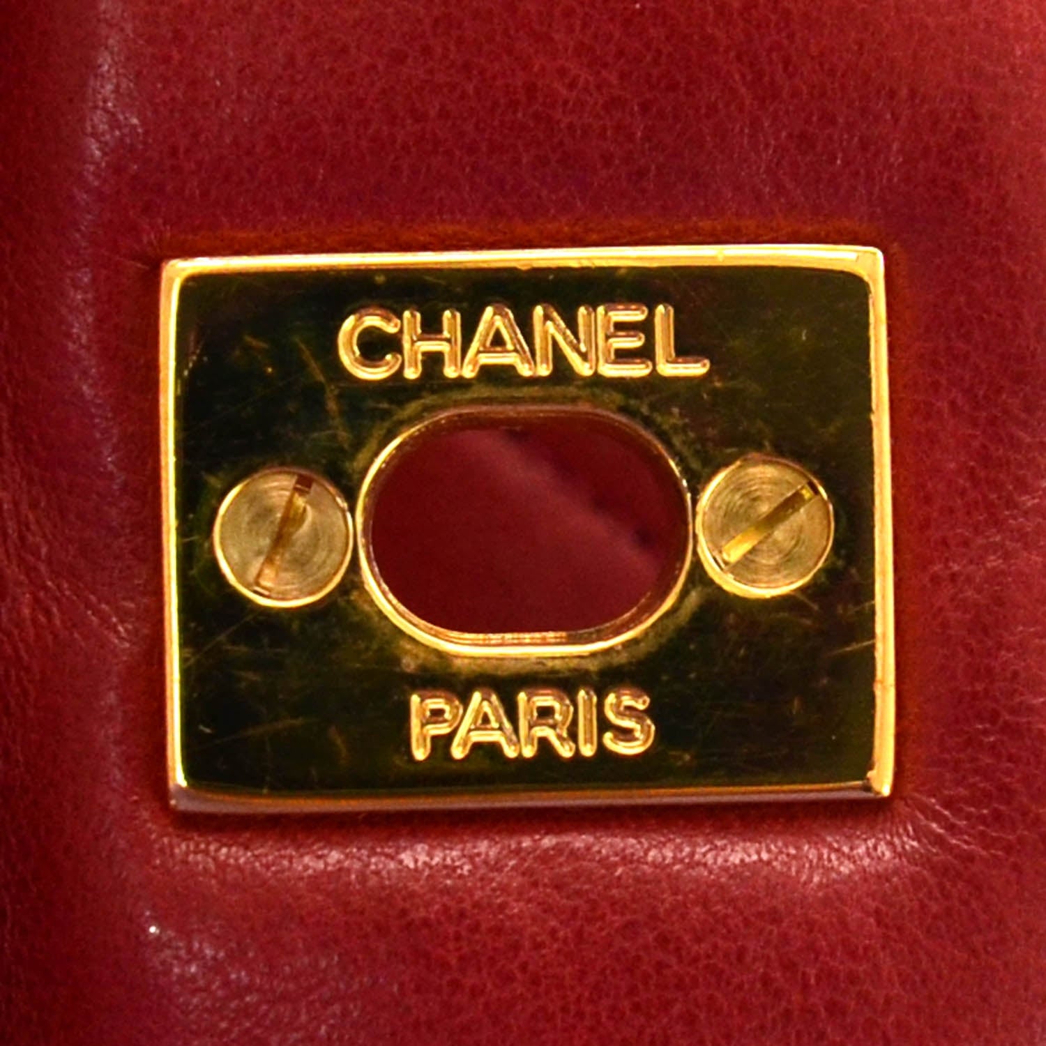 Chanel Lambskin Quilted Medium Double Flap Red 6 of 10