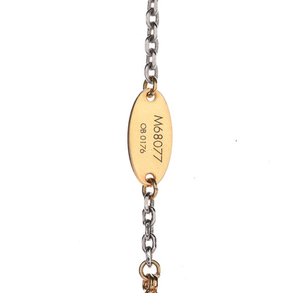 Louis Vuitton Logomania Bracelet Silver Gold 3 of 4
