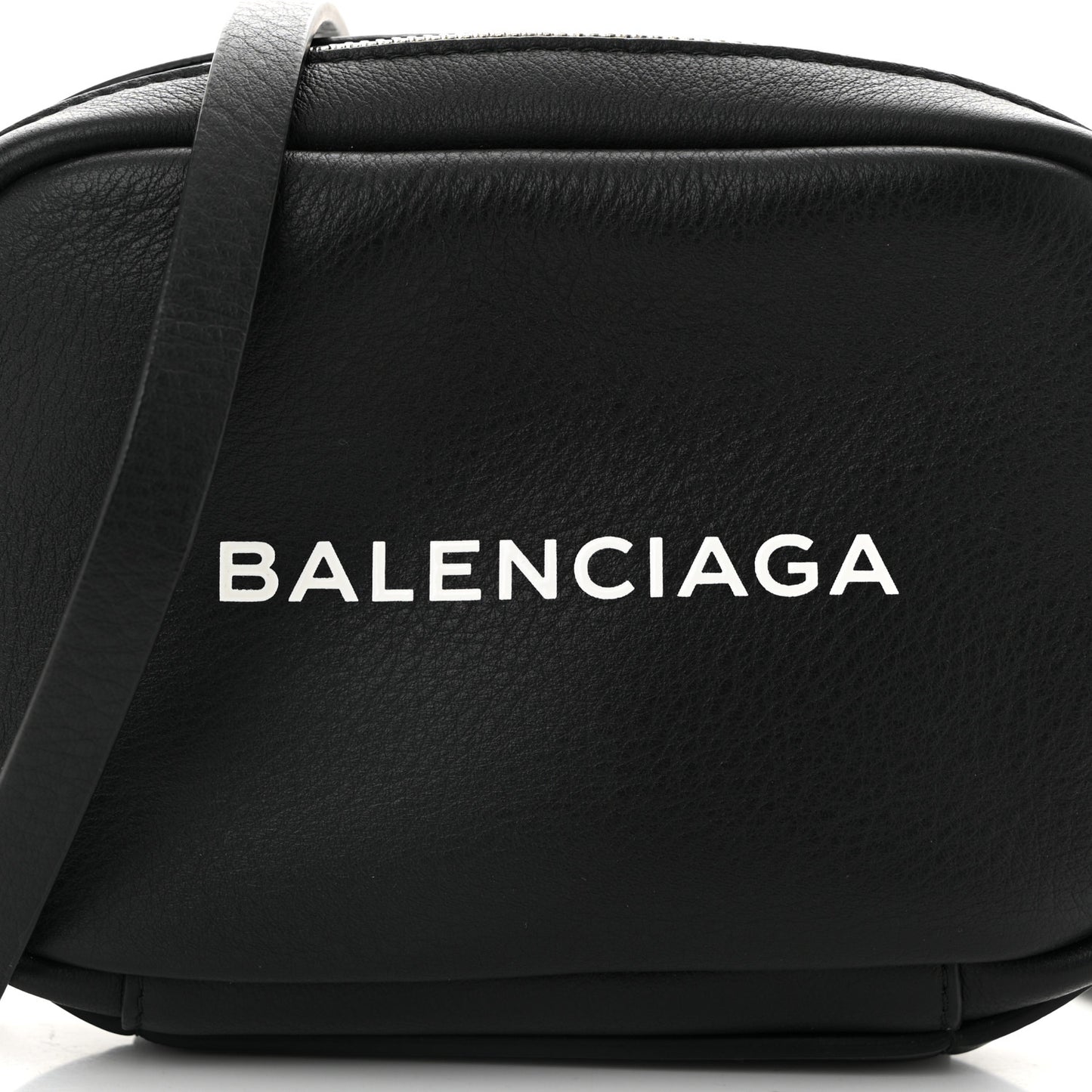 Calfskin Logo XS Everyday Camera Bag Black