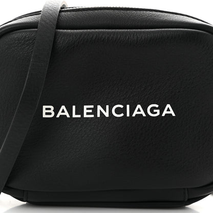 Balenciaga Calfskin Logo XS Everyday Camera Bag Black 7 of 9