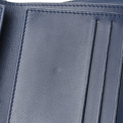 Chanel Caviar Quilted Compact Flap Wallet Navy 9 of 10