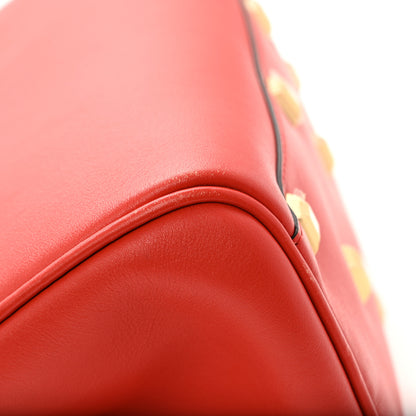 Salvatore Ferragamo Calfskin Medium The Studio Bag Red 13 of 15