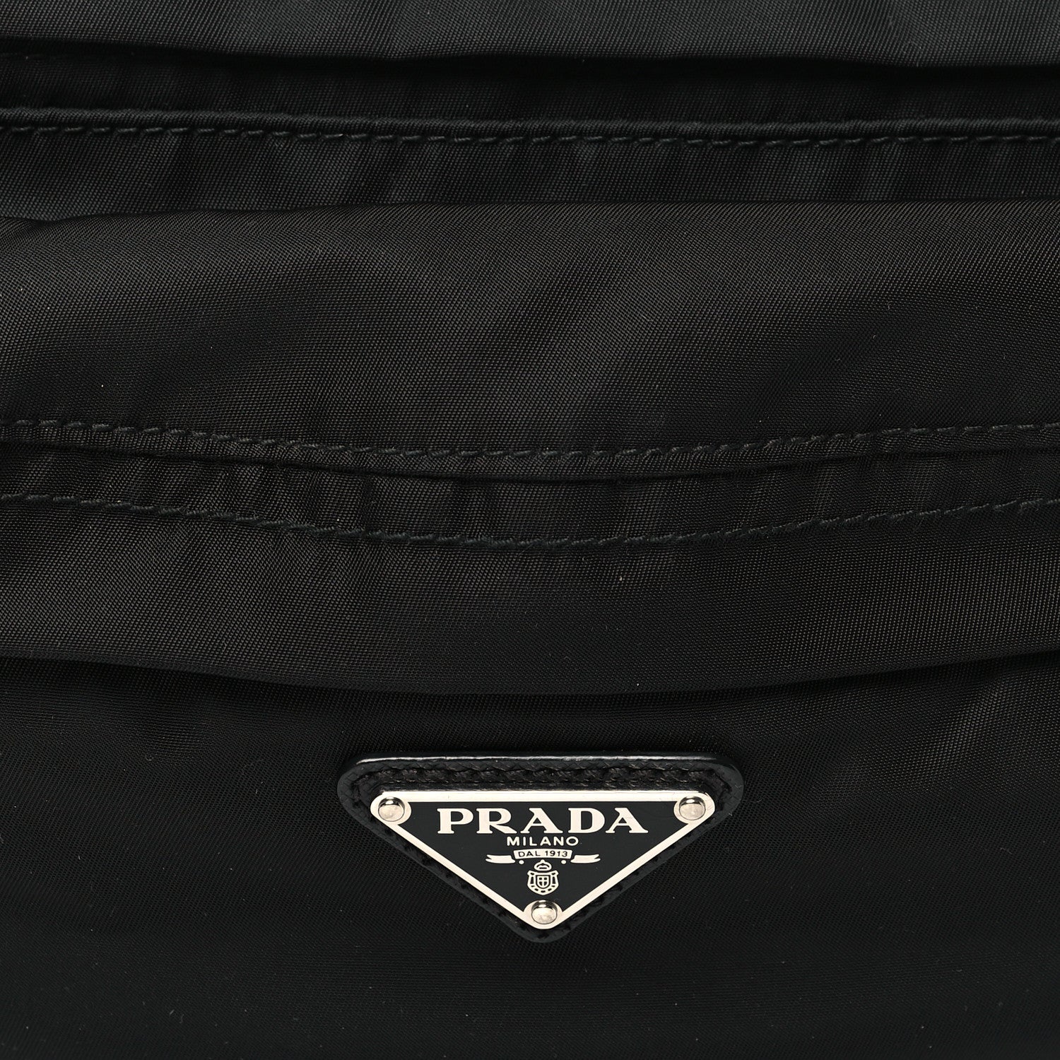 Prada Tessuto Nylon Montagna Belt Bag Black 7 of 9