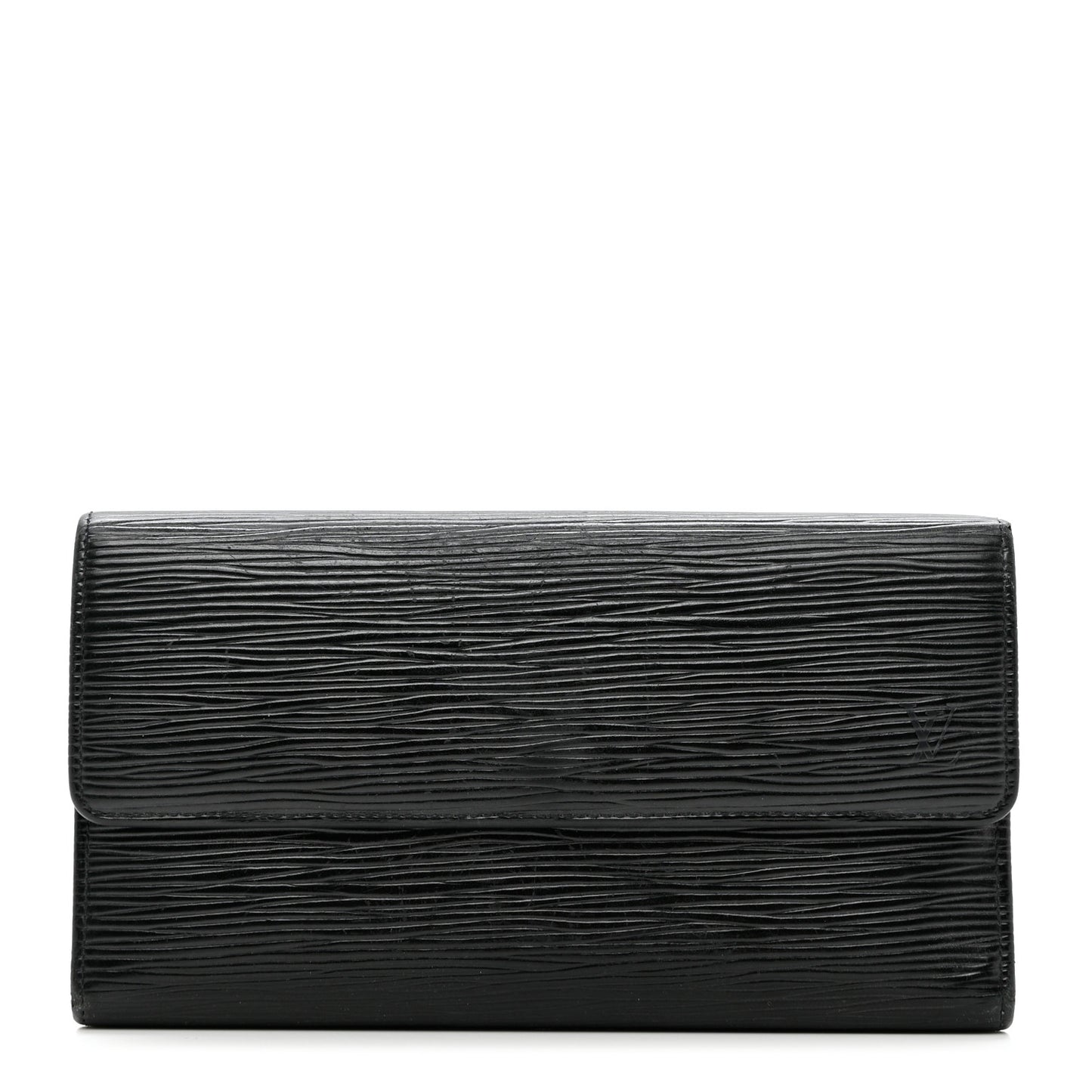 Epi Porte Tresor International Wallet Black