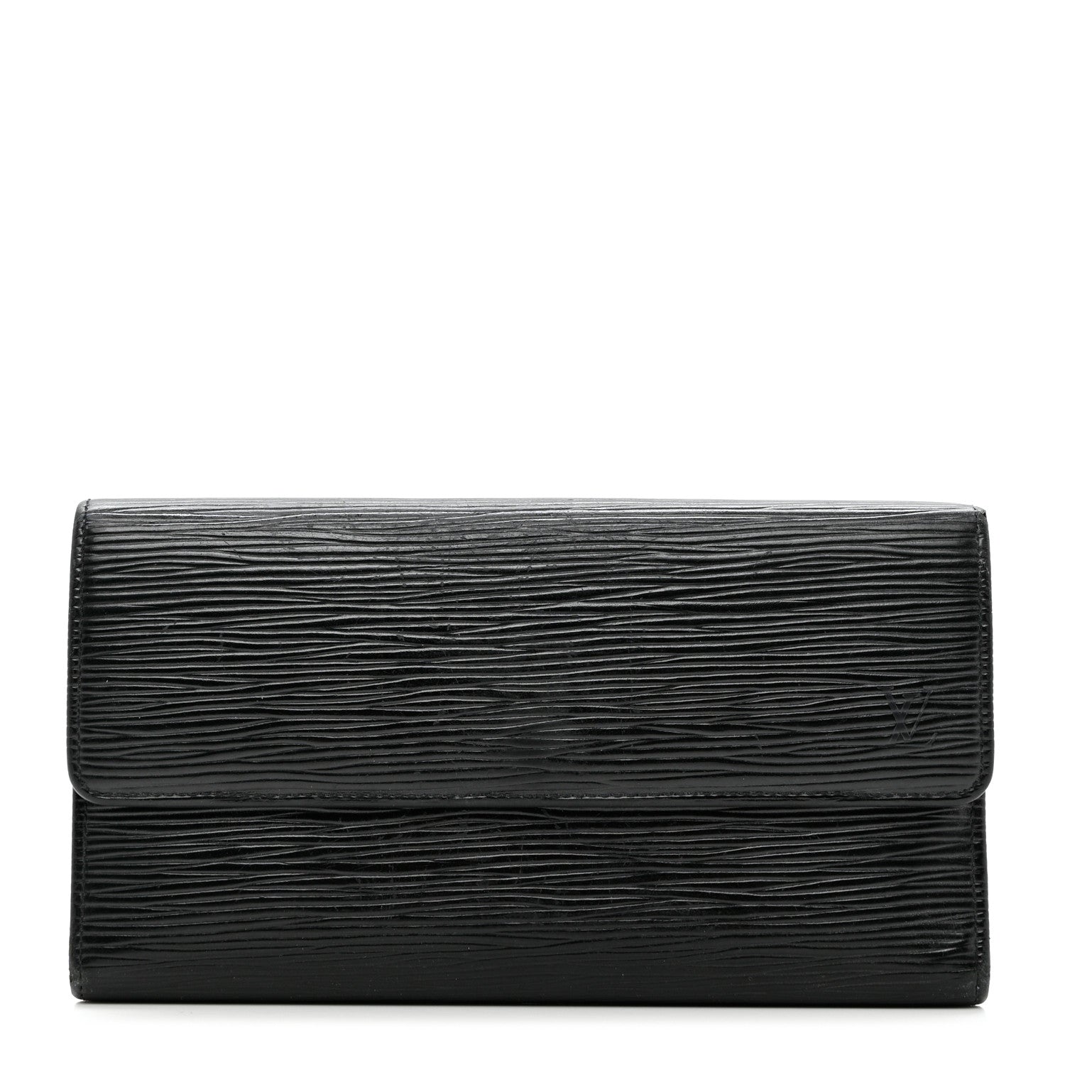 Louis Vuitton Epi Porte Tresor International Wallet Black 1 of 10