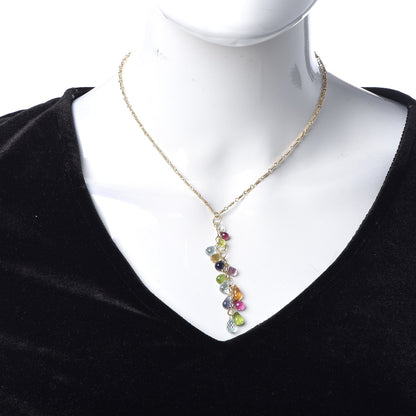 Tiffany 18K Yellow Gold Rainbow Drops Necklace 3 of 6