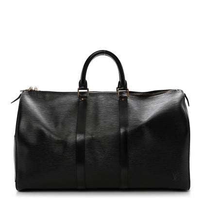 Louis Vuitton Epi Keepall 45 Black 1 of 15