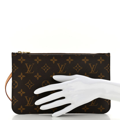Louis Vuitton Monogram Neverfull MM GM Pochette 2 of 11