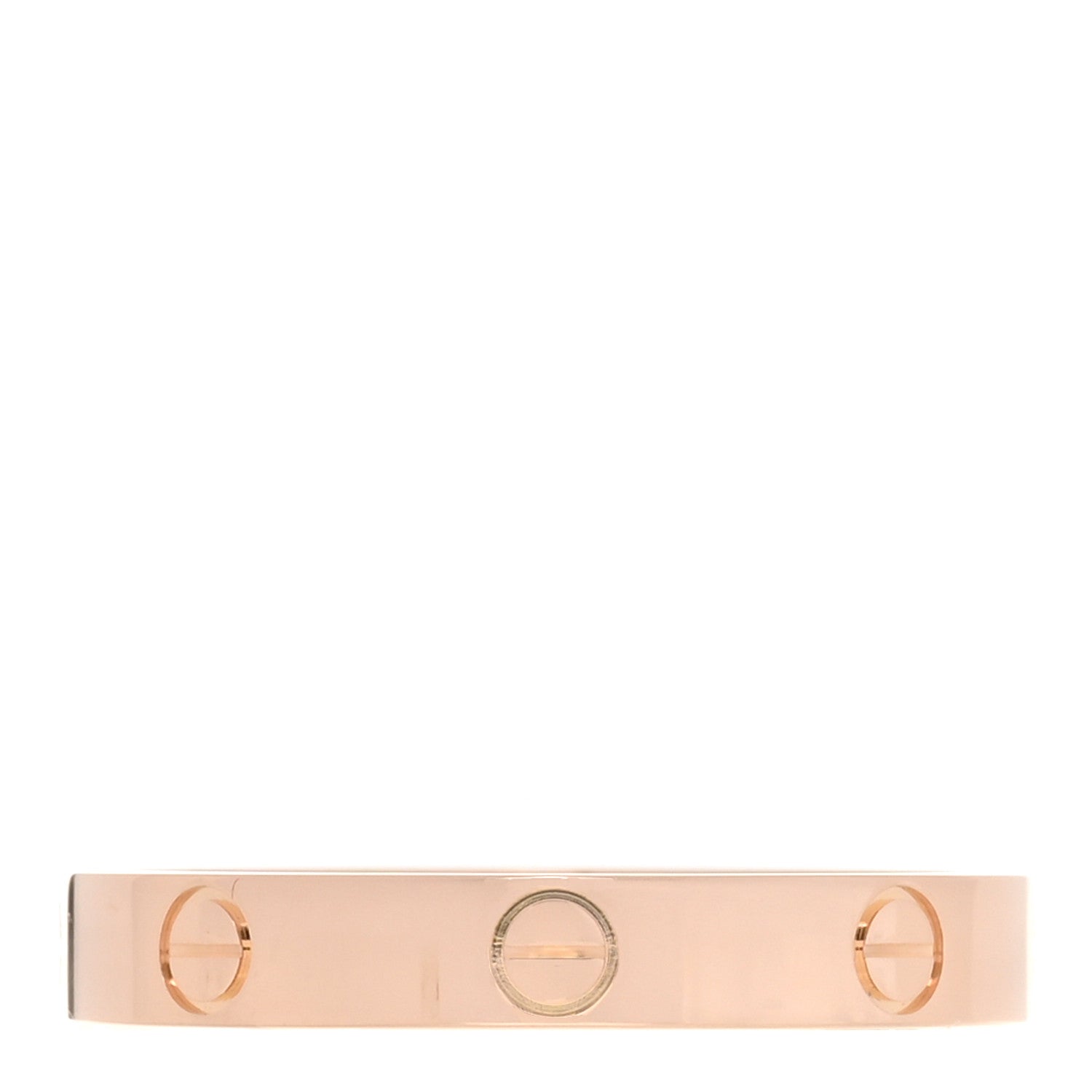 Cartier 18K Pink Gold 3.5mm LOVE Wedding Band Ring 63 10.25 1 of 4