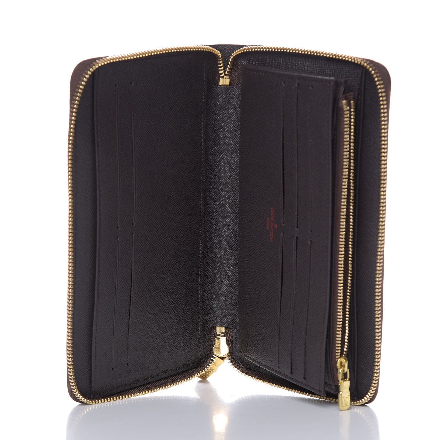 Damier Ebene Zippy Organizer Wallet