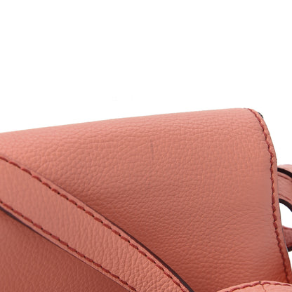 Chloe Calfskin Mini Marcie Round Crossbody Bag Coral Pop 5 of 9
