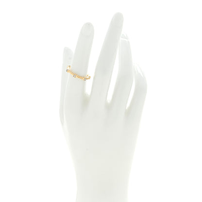 David Yurman 18K Yellow Gold Diamond Cable Collectibles Stack Ring 52 6 2 of 4