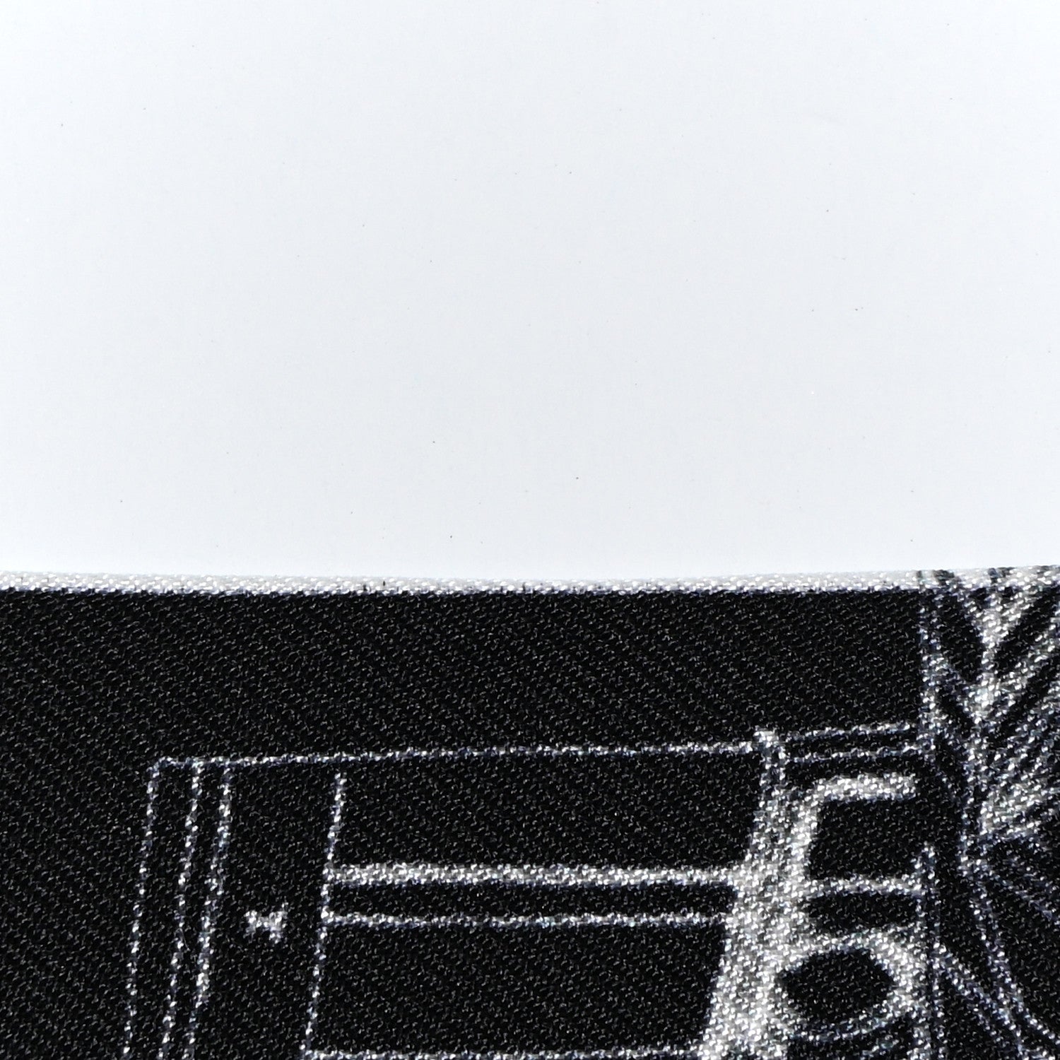 Chanel Silk CC City Slim Bandeau White Black Red 6 of 6