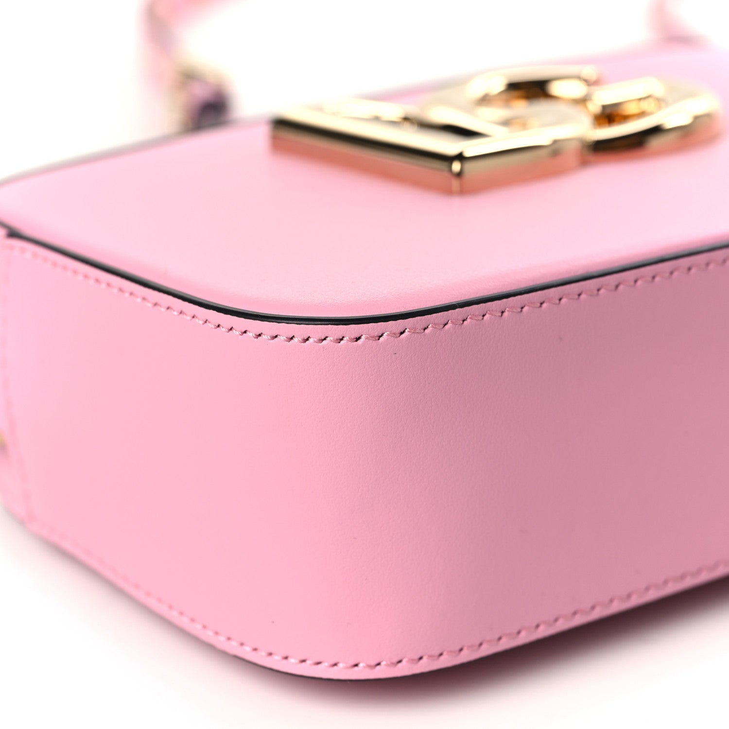 Dolce & Gabbana Calfskin Hot Stuff DG Logo 3.5 Crossbody Bag Baby Pink 7 of 8