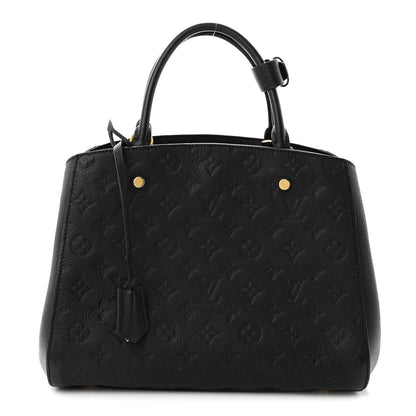 Louis Vuitton Empreinte Montaigne MM Black 1 of 10