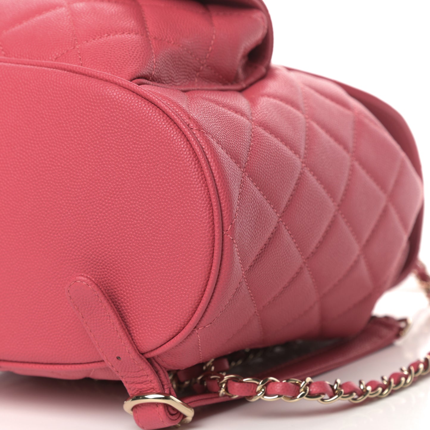 Caviar Quilted Backpack Bag Pink
