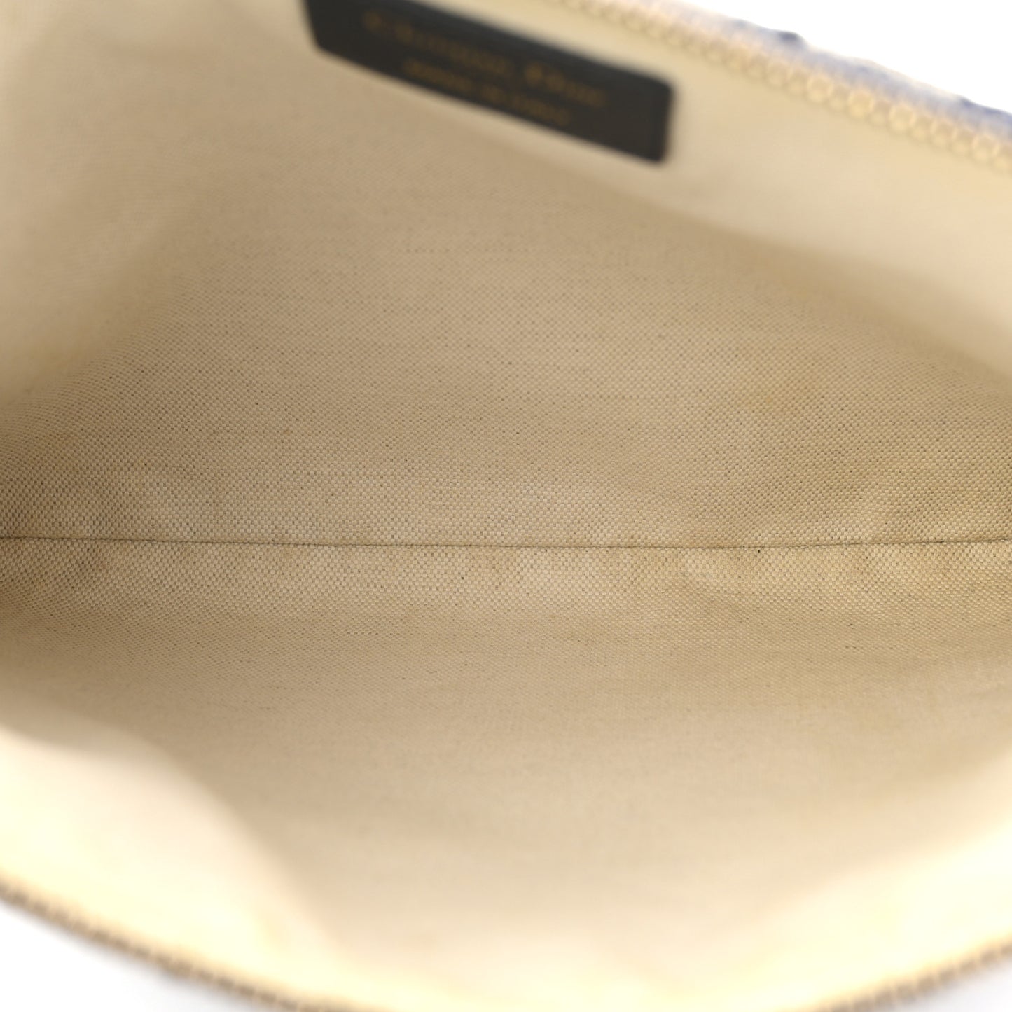 Oblique Pouch Clutch Blue Blue
