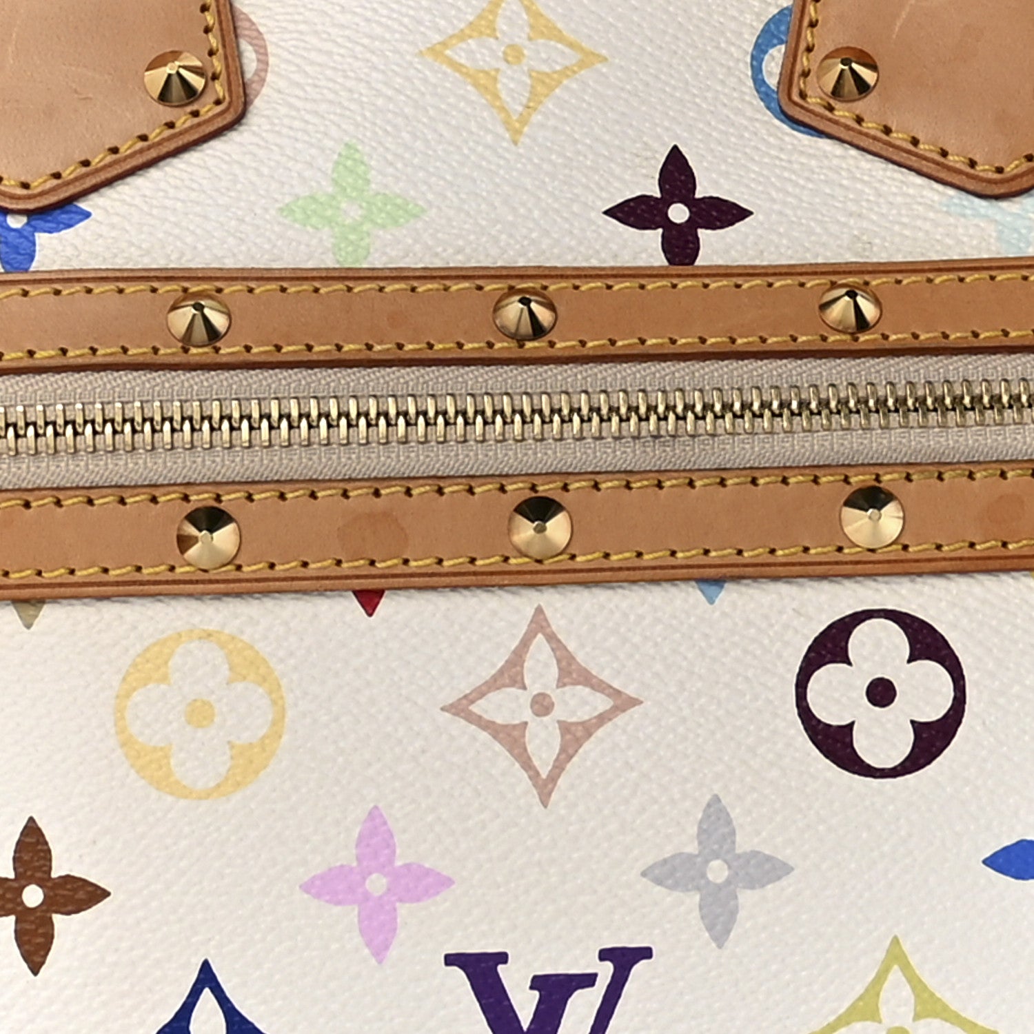 Louis Vuitton Monogram Multicolor Alma White 8 of 12