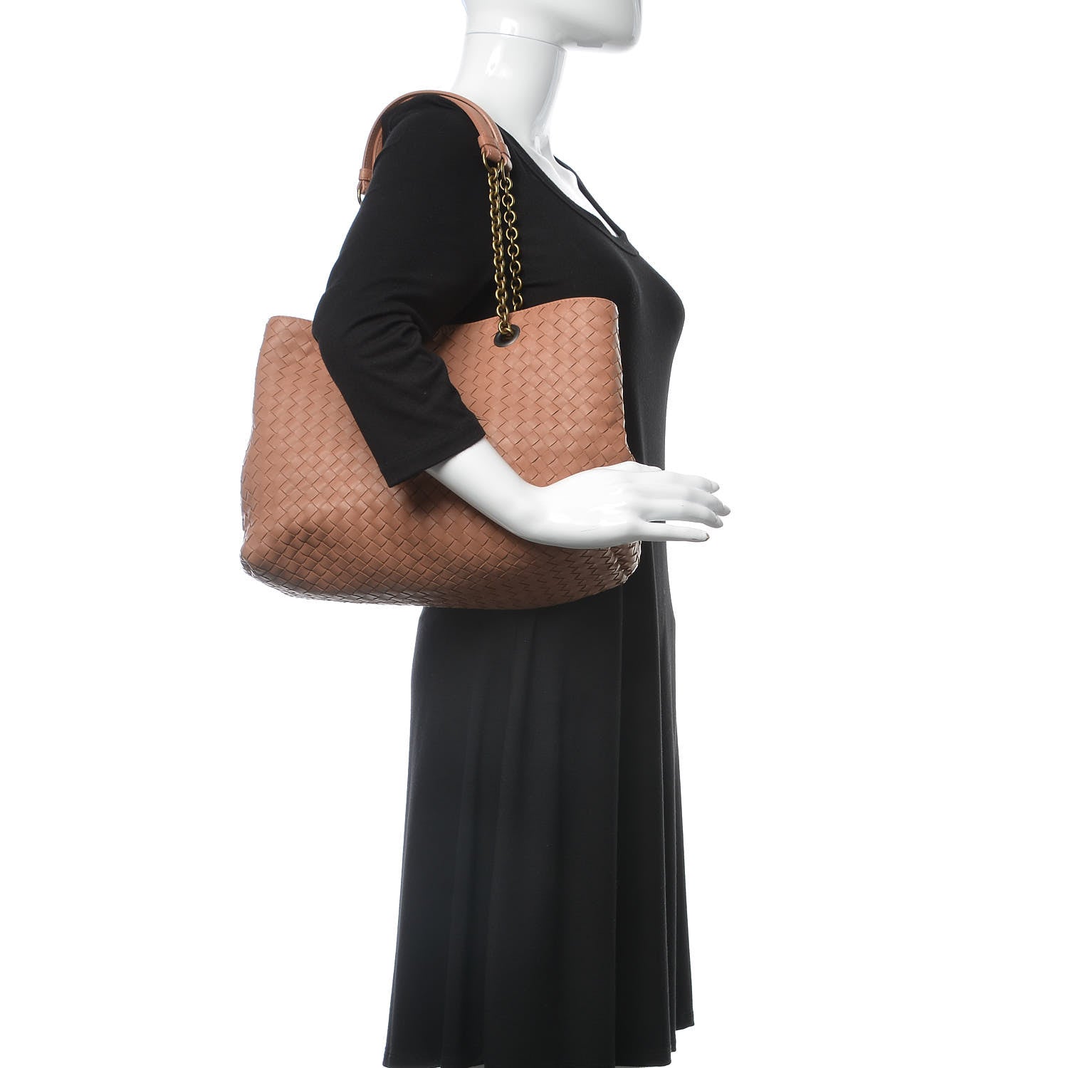 Bottega Veneta Nappa Intrecciato Medium Tote Dusty Rose 2 of 8