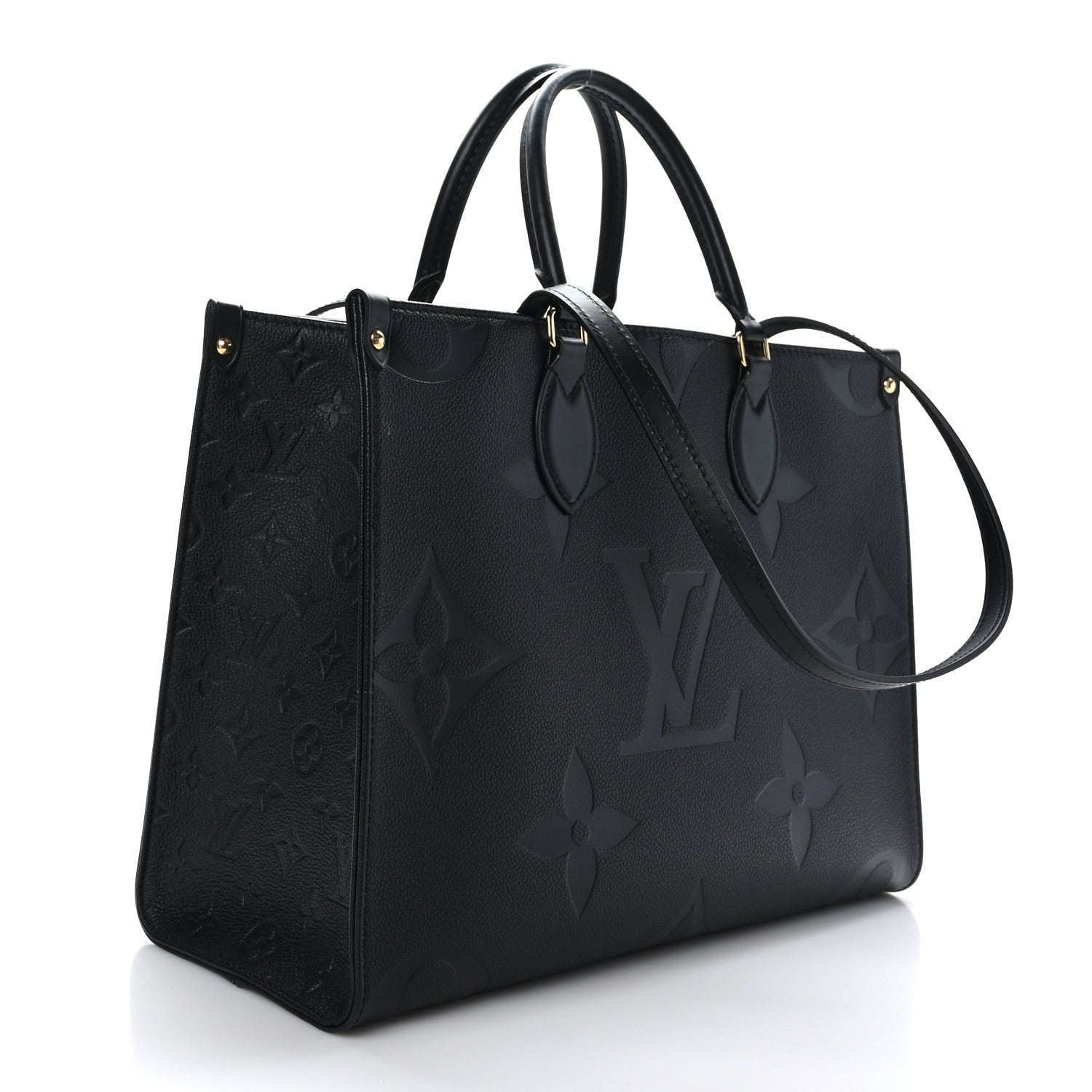 Louis Vuitton Empreinte Monogram Giant Onthego MM Black 3 of 8