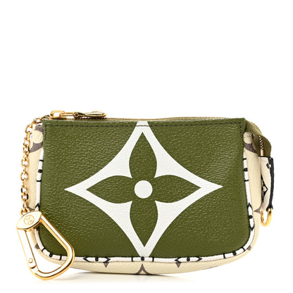 Louis Vuitton Monogram Giant Micro Pochette Accessories Kaki White 1 of 7