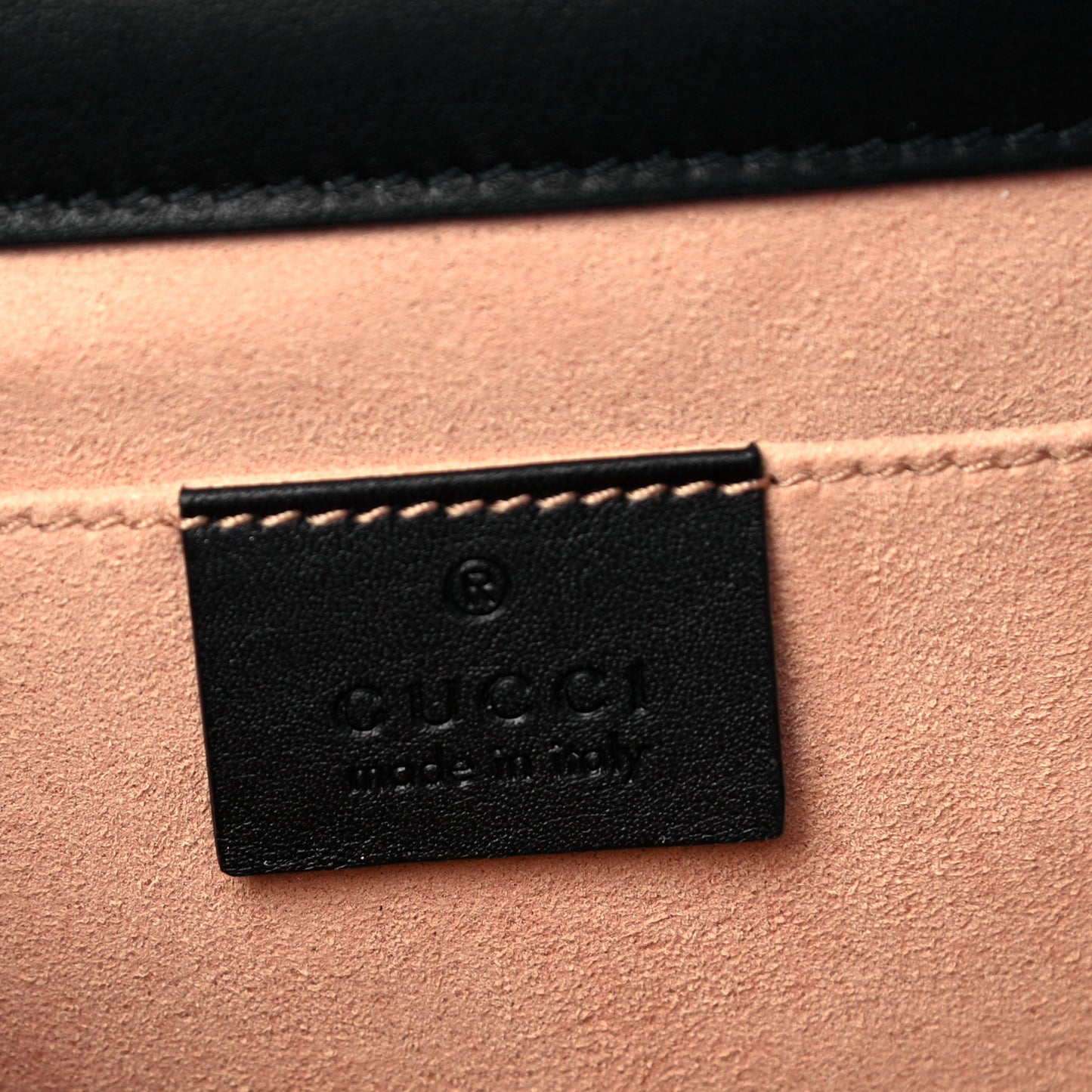 GG Supreme Monogram Bees Small Padlock Shoulder Bag Black