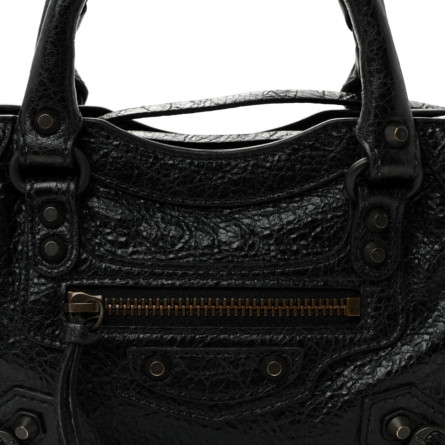 Balenciaga Agneau Arena Classic Hardware Nano Le City Black 8 of 10
