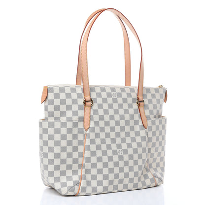 Louis Vuitton Damier Azur Totally MM 3 of 9