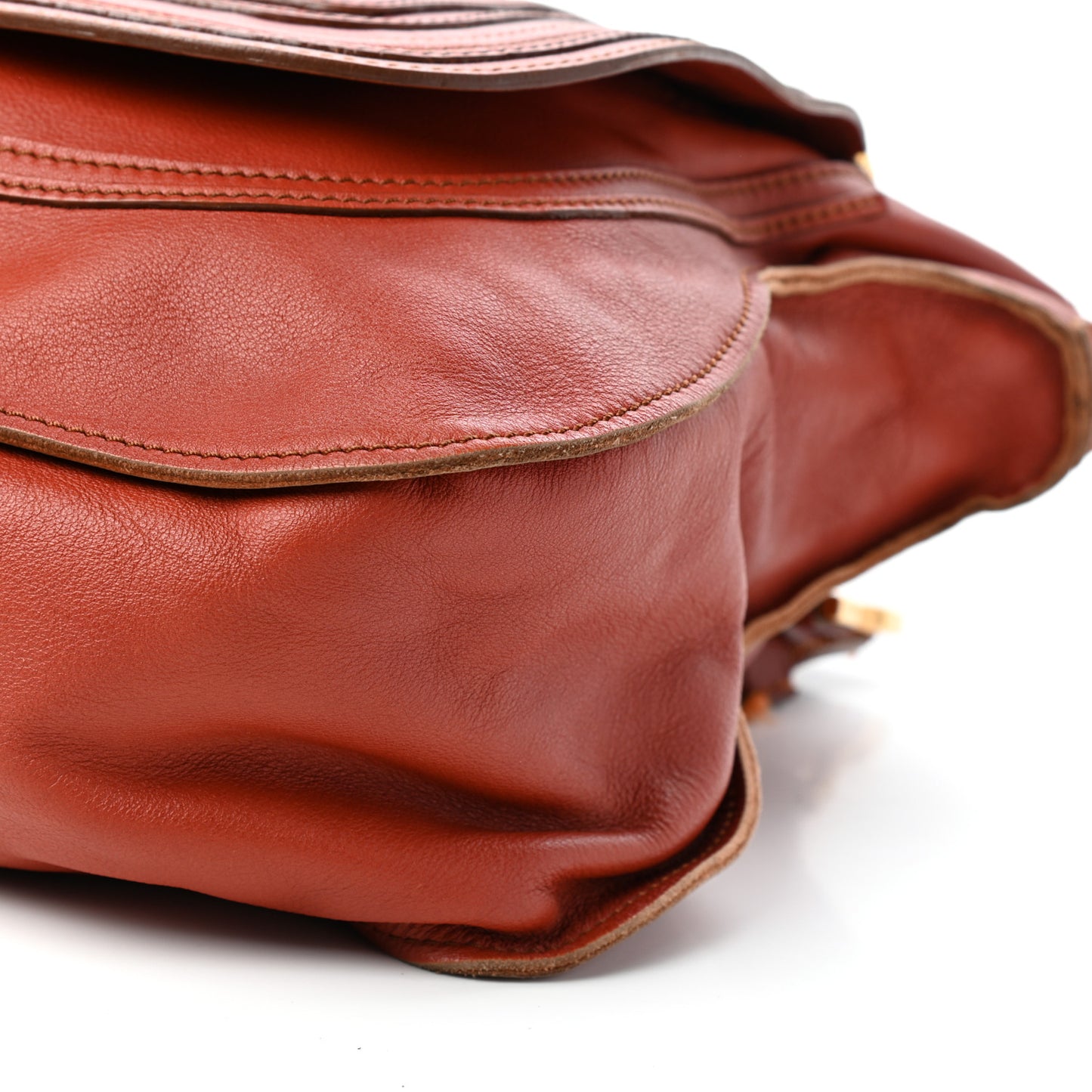 Calfskin Large Marcie Satchel Maple Leaf
