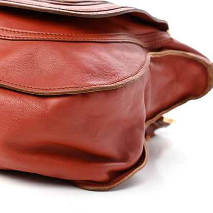 Chloe Calfskin Large Marcie Satchel Maple Leaf 8 of 9