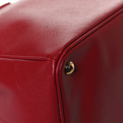 Prada Saffiano Lux Large Tote Fuoco 12 of 16