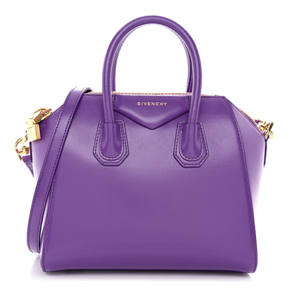 Givenchy Shiny Lord Calfskin Mini Antigona Ultraviolet 1 of 12